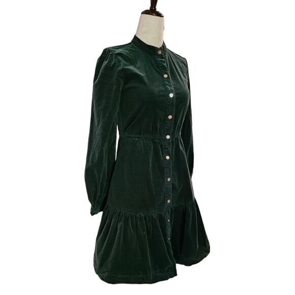 Draper James RSVP Tiered Long Sleeve Corduroy Dress - Picture 4 of 7